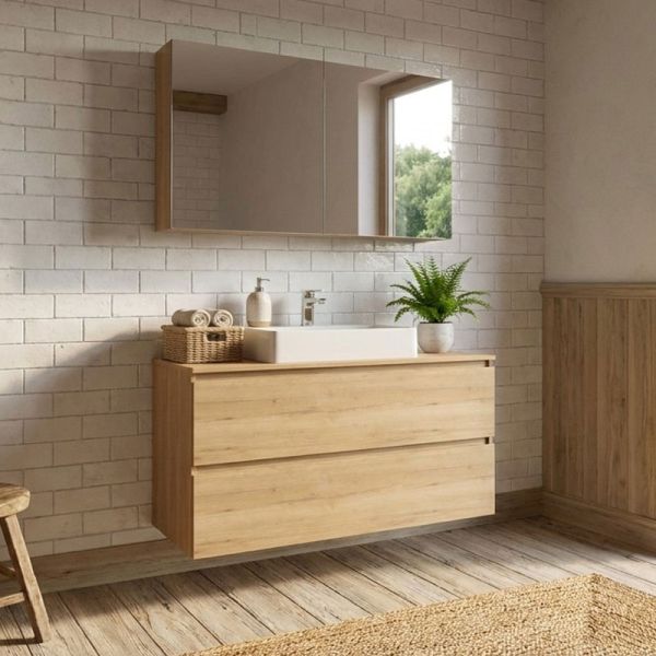 Nobilia Relax Badmöbel Set 15 -120 cm Ambientebild