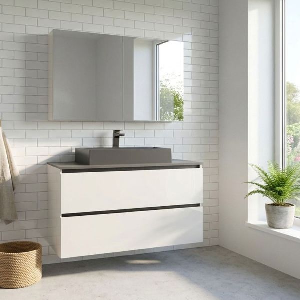 Nobilia Relax Badmöbel Set 26 - 120 cm Ambientebild