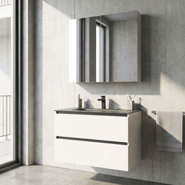Nobilia Relax Badmöbel Set 2 - 81 cm Ambientebild