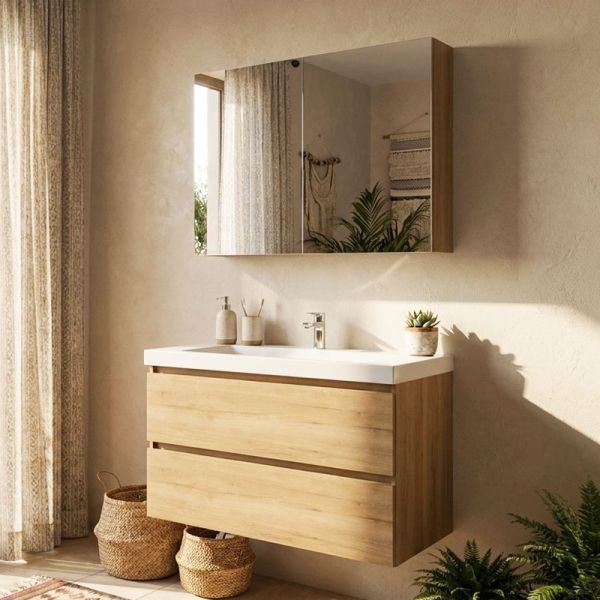 Nobilia Relax Badmöbel Set 6 - 101 cm Ambientebild