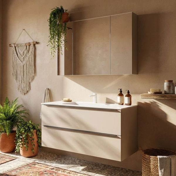 Nobilia Valea Badmöbel Set 15 - 120 cm Ambientebild