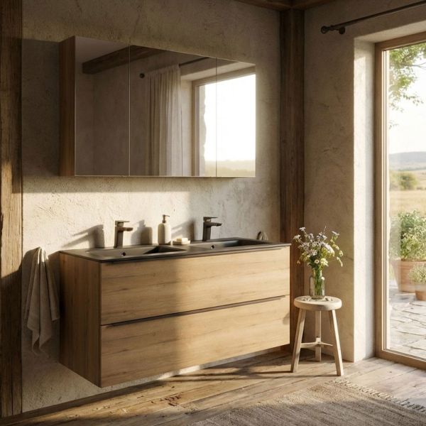 Nobilia Valea Badmöbel Set 21 - 120 cm Ambientebild