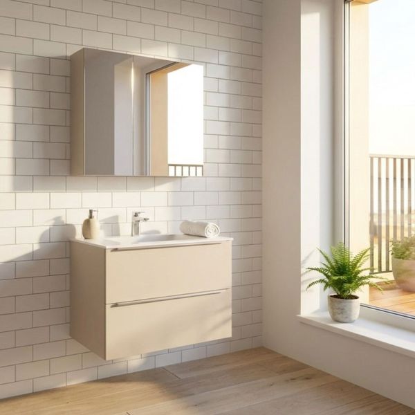 Nobilia Valea Badmöbel Set 7 - 80 cm Ambientebild