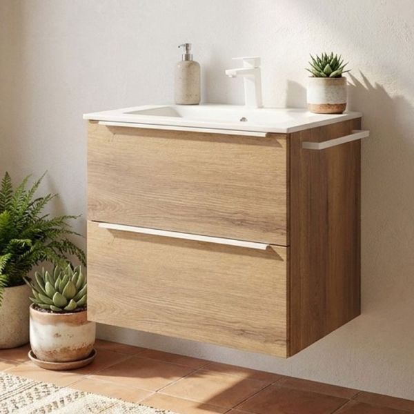 Nobilia Valea Waschtisch mit Unterschrank Set 3 - 60 cm Ambi