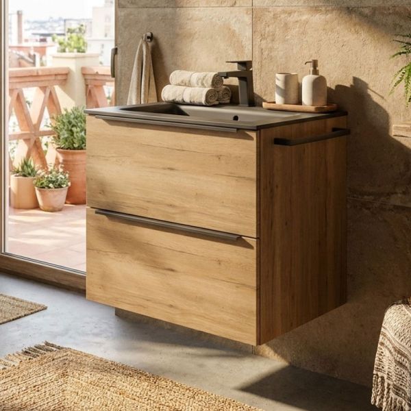 Nobilia Valea Waschtisch mit Unterschrank Set 4 - 60 cm Ambi