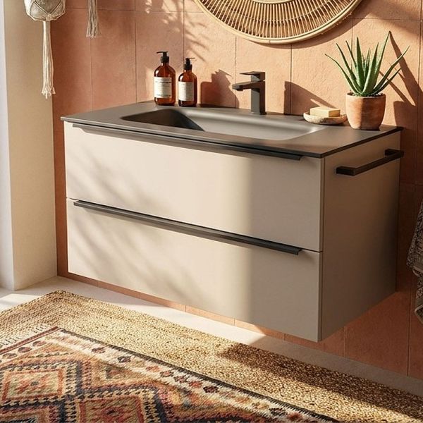 Nobilia Valea Waschtisch mit Unterschrank Set 8 - 100 cm Ambi