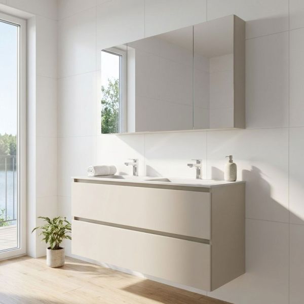 Nobilia Valea Line N Badmöbel Set 19 - 121 cm Ambientebild