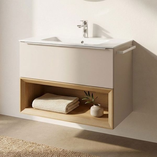 Nobilia Sophie Waschtisch mit Unterschrank Set 3 - 81 cm Ambi