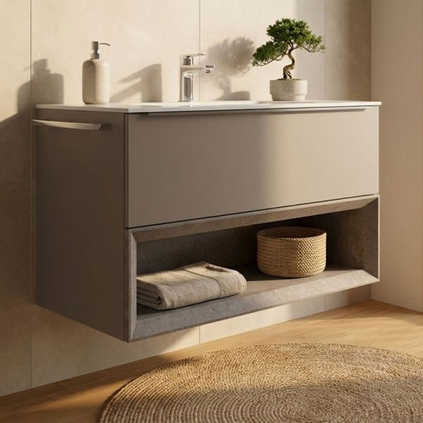 Nobilia Sophie Waschtisch mit Unterschrank Set 5 - 101 cm Ambi