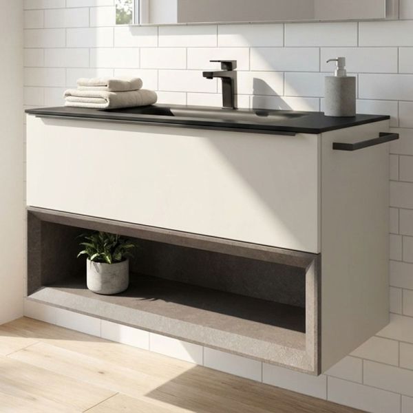 Nobilia Sophie Waschtisch mit Unterschrank Set 6 - 101 cm Ambi