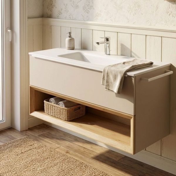 Nobilia Sophie Waschtisch mit Unterschrank Set 7 - 121 cm Ambi