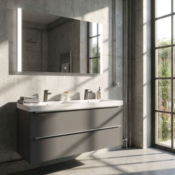 Nobilia Nio Badmöbel Set 19 - 121 cm Ambientebild