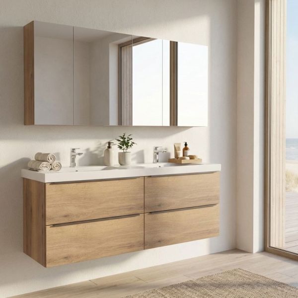 Nobilia Nio Badmöbel Set 24 - 161 cm Ambientebild