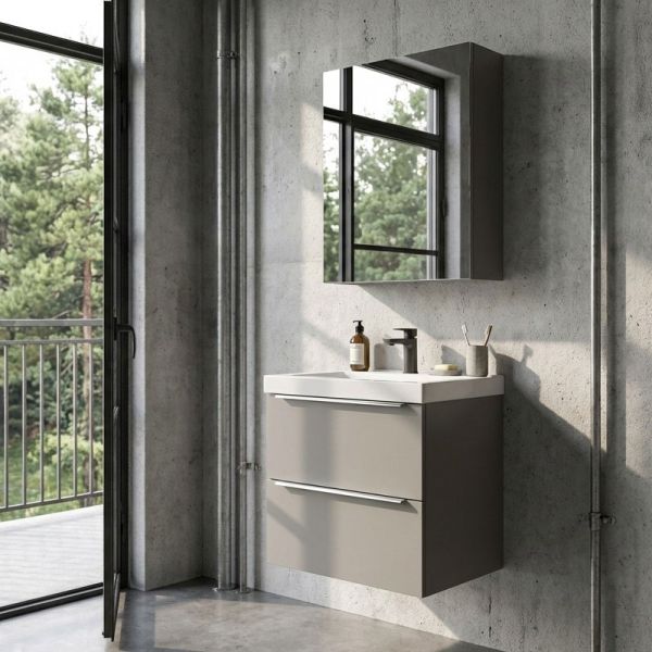 Nobilia Nio Badmöbel Set 4 - 61 cm Ambientebild