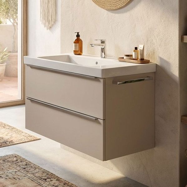 Nobilia Nio Waschtisch mit Unterschrank Set 6 - 101 cm Ambientebild