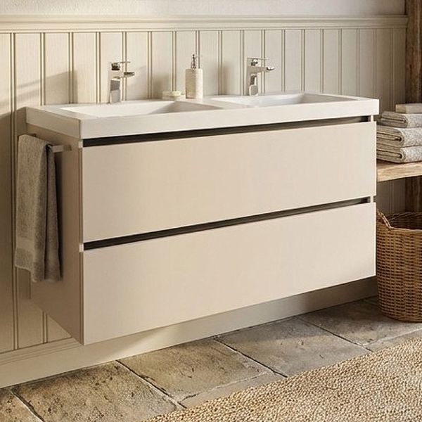 Nobilia Nio Line N Waschtisch mit Unterschrank Set 10 - 121 cm Ambientebild
