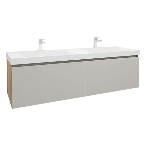 Nobilia Nio Line N Waschtisch mit Unterschrank Set 11 - 161 cm