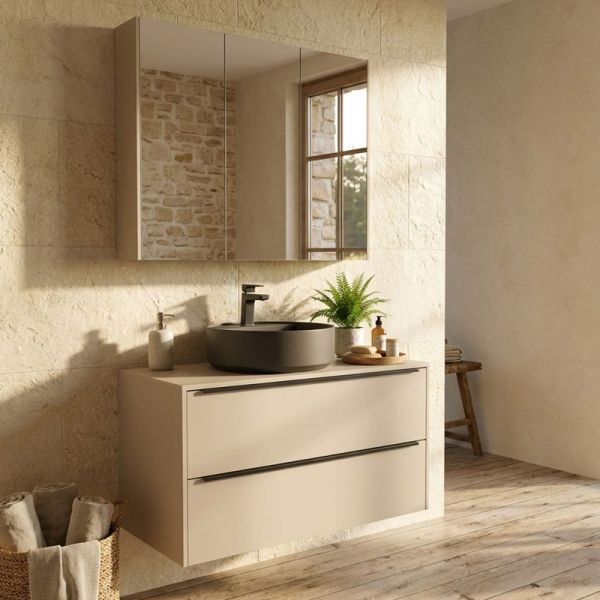 Nobilia Malu Badmöbel Set 10 - 92 cm Ambientebild