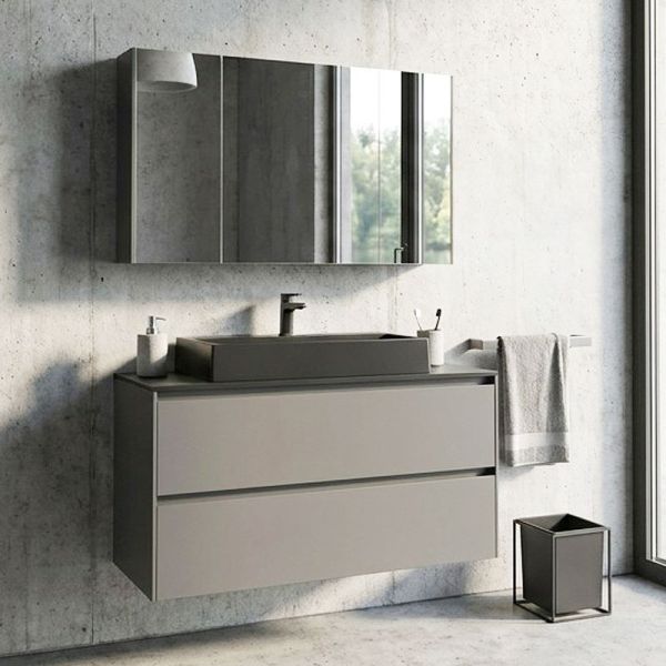 Nobilia Malu Line N Badmöbel Set 27 - 122 cm Ambientebild