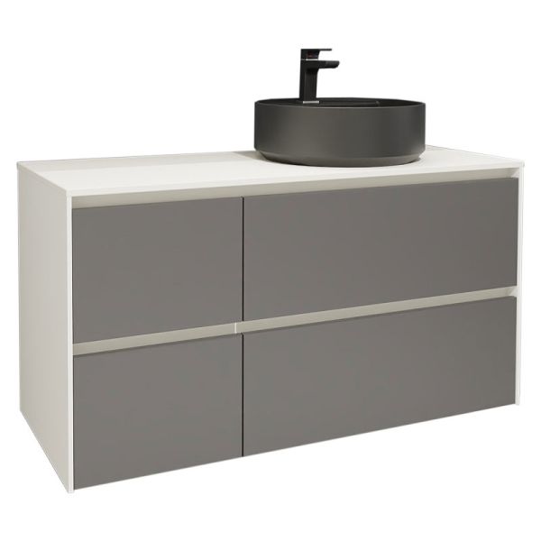 Nobilia Malu Line N Waschtisch mit Unterschrank Set 18 - 122 cm