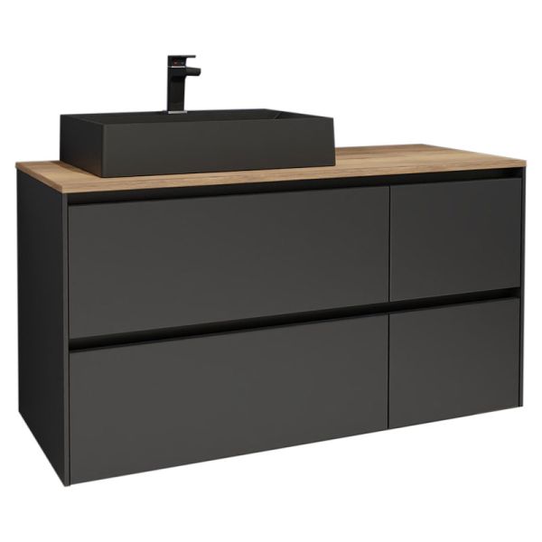 Nobilia Malu Line N Waschtisch mit Unterschrank Set 19 - 122 cm