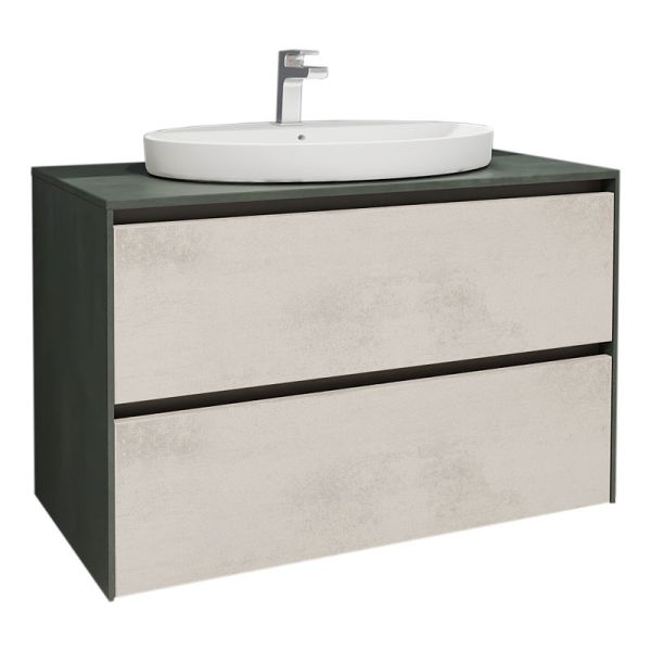 Nobilia Malu Line N Waschtisch mit Unterschrank Set 9 - 102 cm