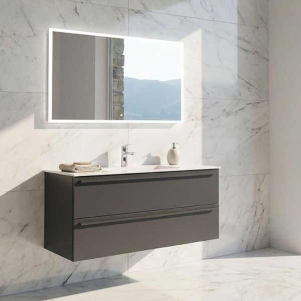 Nobilia Juna Badmöbel Set 10 - 121 cm Ambientebild