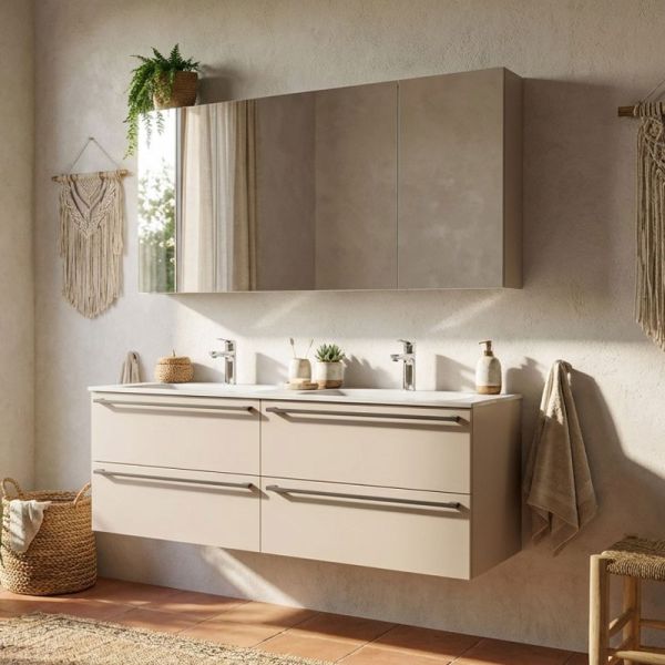 Nobilia Juna Badmöbel Set 13 - 161 cm Ambientebild