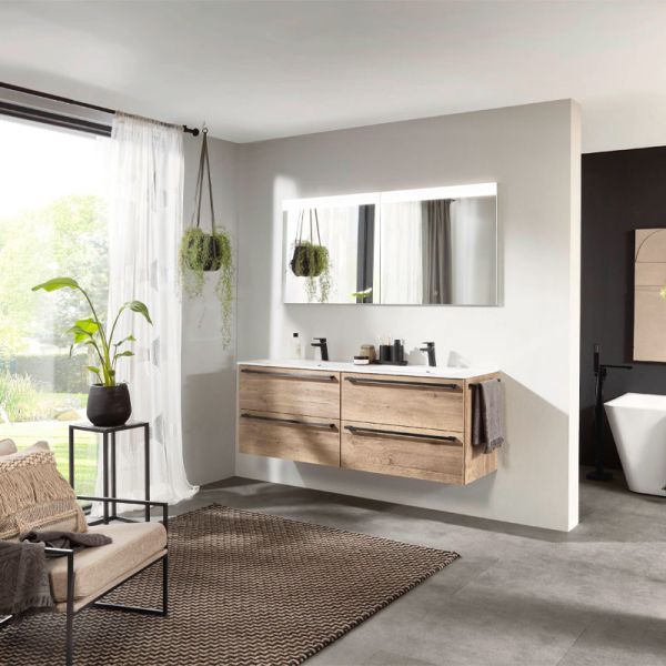 Nobilia Juna Badmöbel Set 15 - 161 cm Ambientebild