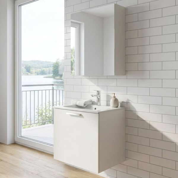 Nobilia Juna Badmöbel Set 2 - 61 cm Ambientebild