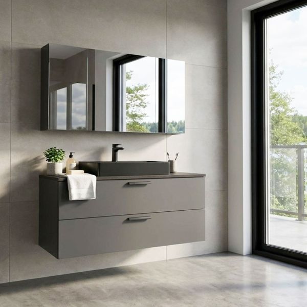Nobilia Ella Badmöbel Set 32 - 120 cm Ambientebild