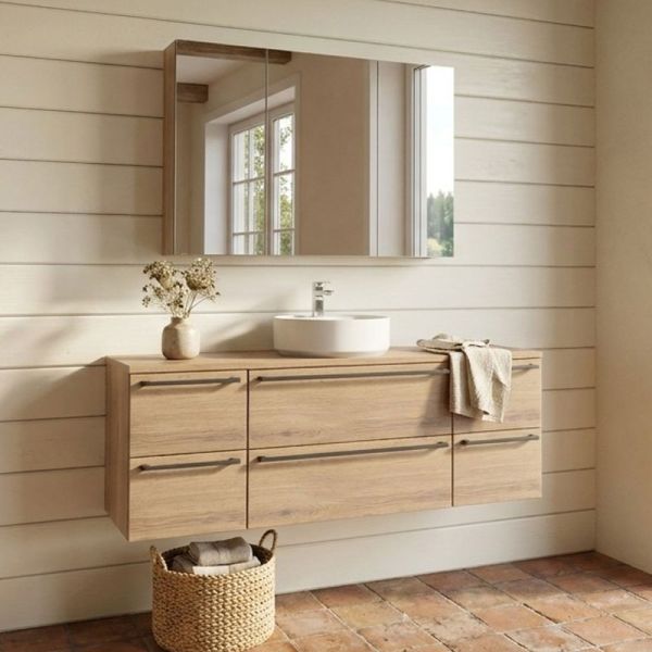 Nobilia Ella Badmöbel Set 47 - 140 cm Ambientebild