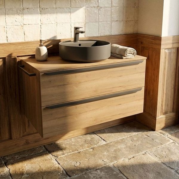 Nobilia Ella Waschtisch mit Unterschrank Set 10 - 100 cm Ambientebild