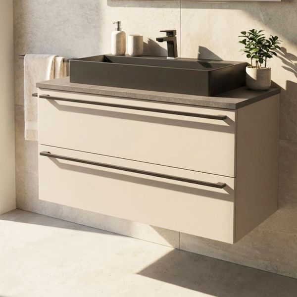 Nobilia Ella Waschtisch mit Unterschrank Set 12 - 100 cm Ambientebild