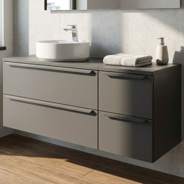 Nobilia Ella Waschtisch mit Unterschrank Set 21 - 140 cm Ambientebild