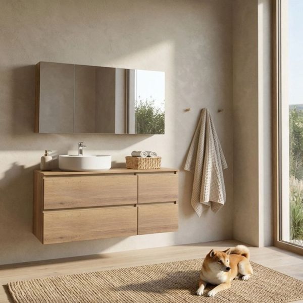 Nobilia Ella Line N Badmöbel Set 35 - 120 cm Ambientebild