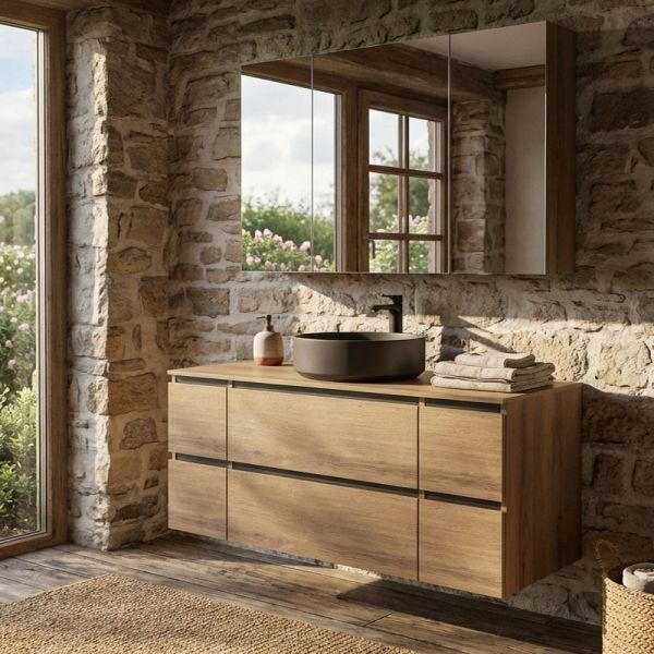 Nobilia Ella Line N Badmöbel Set 48 - 140 cm Ambiente
