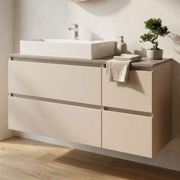 Nobilia Ella Line N Waschtisch mit Unterschrank Set 23 - 140 cm Ambi