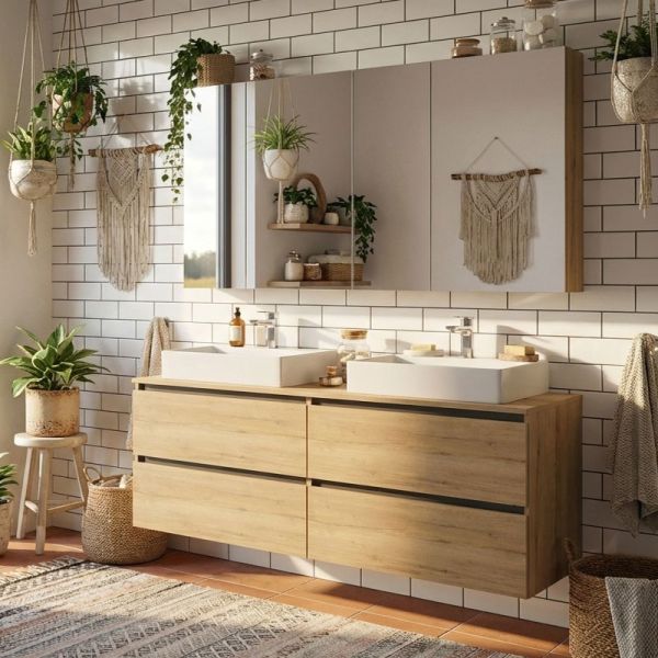Nobilia Ella Line N Badmöbel Set 59 - 160 cm Ambiente