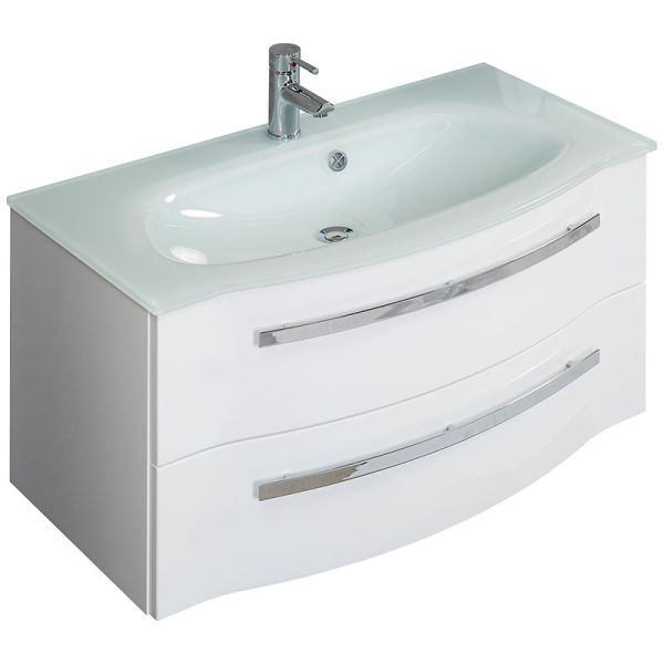 Pelipal Serie 4005 Waschtisch mit Waschtischunterschrank Set 92 cm
