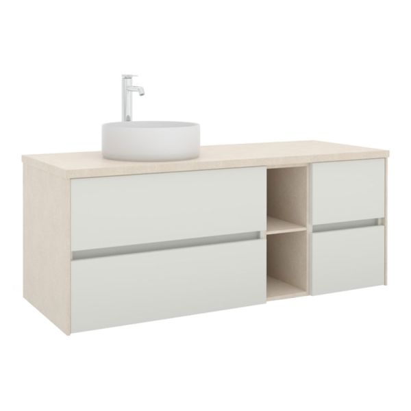 Pelipal Serie 6010 Waschtisch mit Unterschrank Set 133 cm