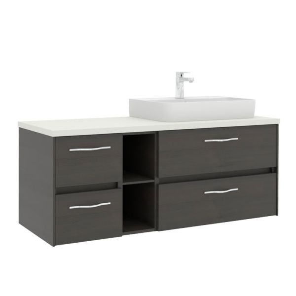 Pelipal Serie 6010 Waschtisch mit Unterschrank Set 133 cm