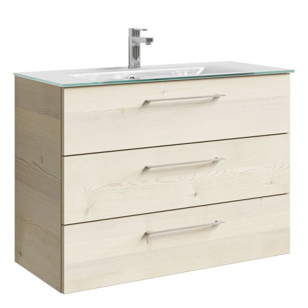 Pelipal Serie 6110 Waschtisch mit Unterschrank Set 101 cm