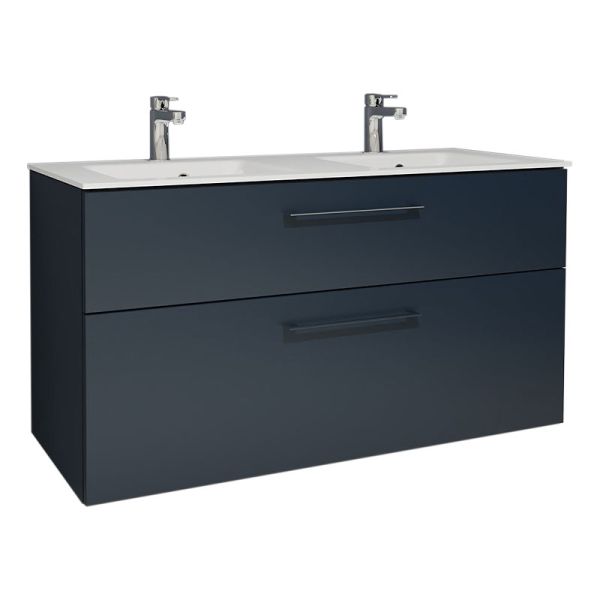 Pelipal Serie 6110 Doppelwaschtisch mit Unterschrank Set 121 cm