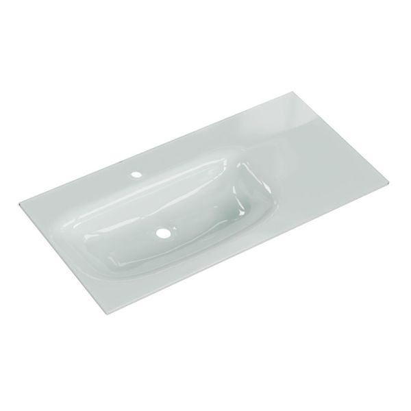Pelipal PCON Glaswaschtisch 107 cm Optiwhite