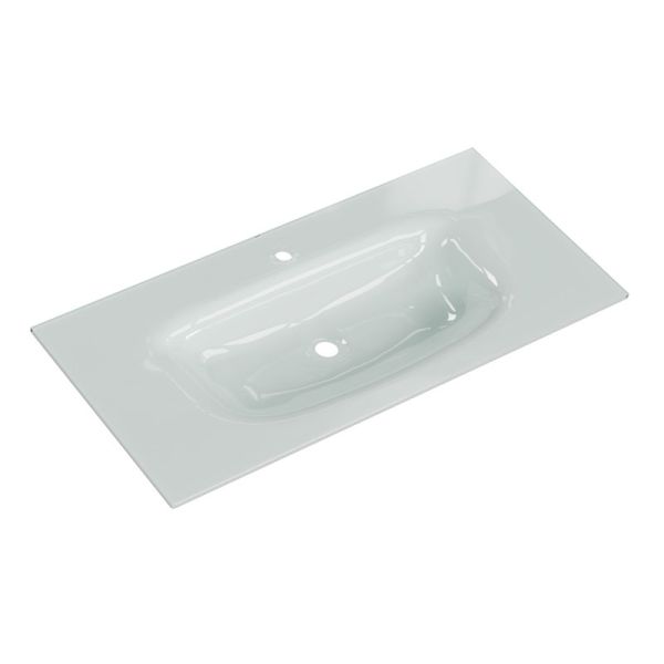 Pelipal PCON Glaswaschtisch 107 cm Optiwhite