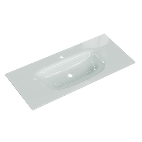 Pelipal PCON Glaswaschtisch 122 cm Optiwhite