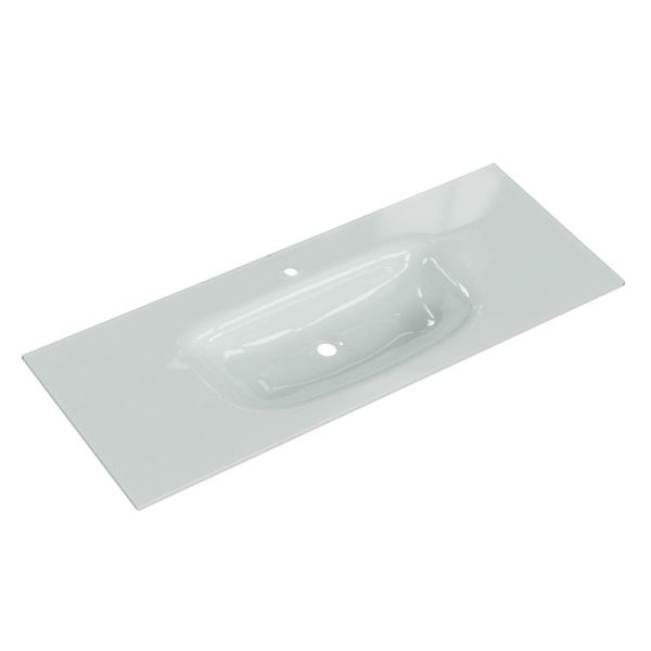 Pelipal PCON Glaswaschtisch 137 cm Optiwhite