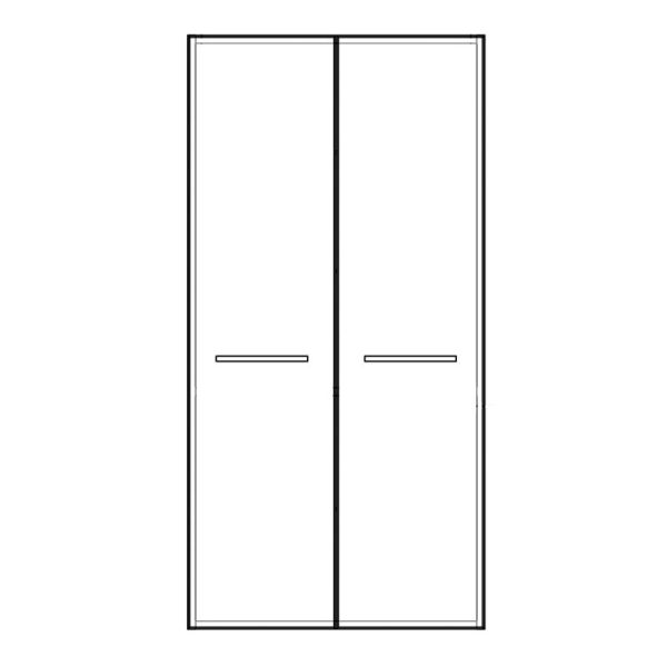 Pelipal PCON Midischrank 60 cm Skizze