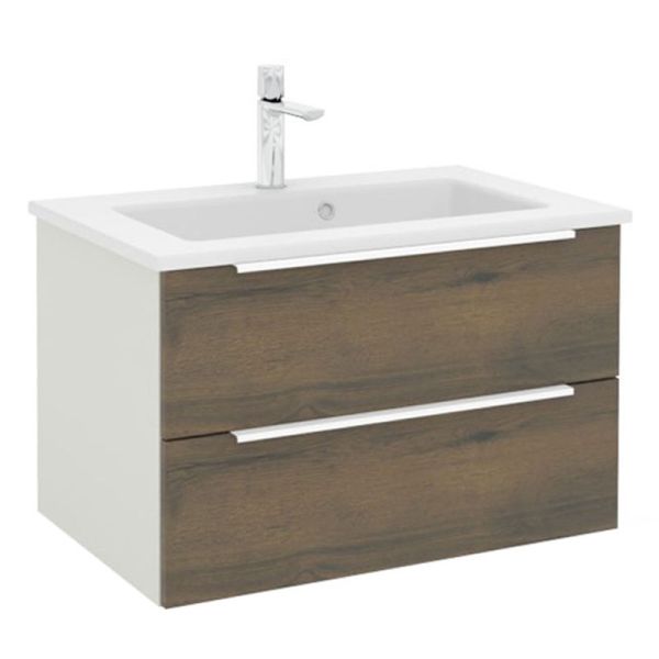 Pelipal PCON Solid Surface Waschtisch mit Unterschrank 78 cm
